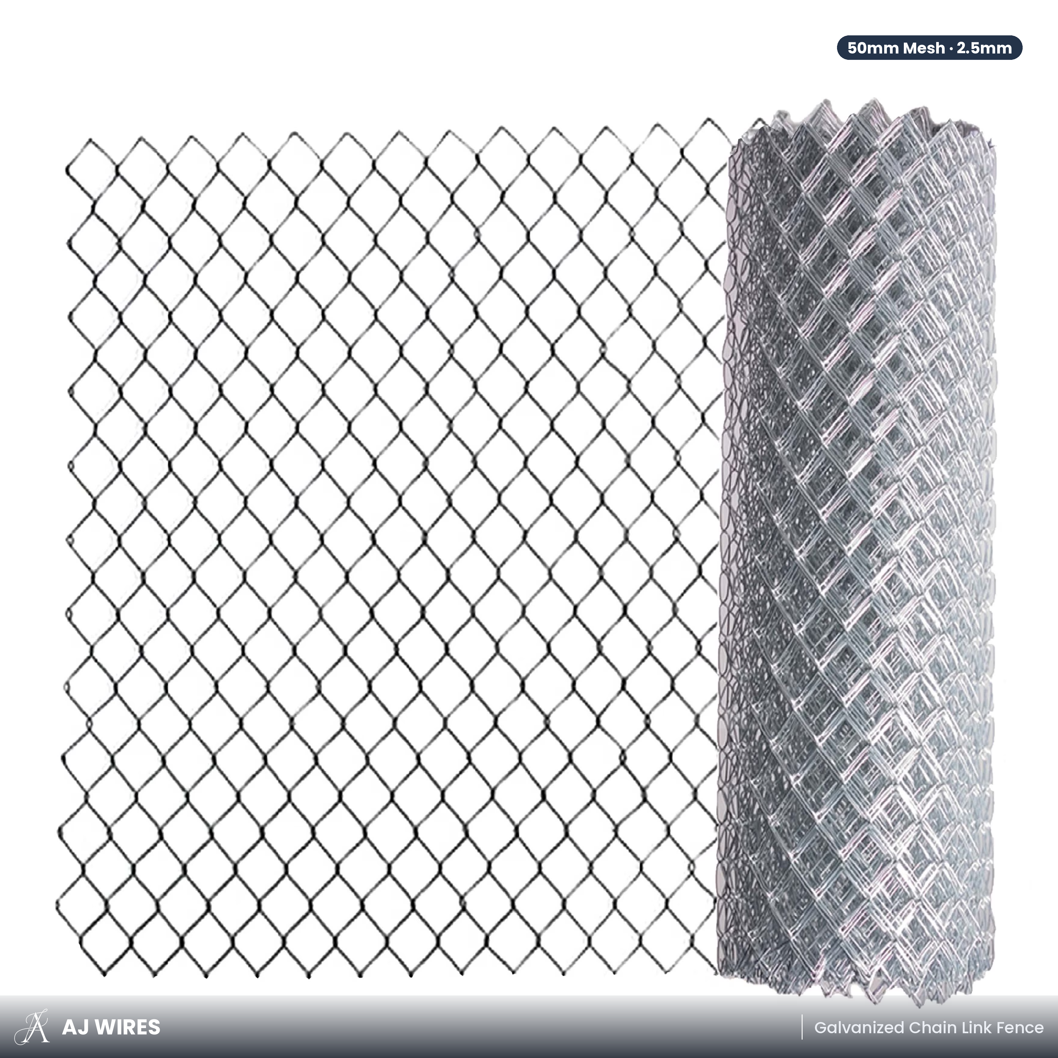 50mm Mesh · 2.5mm